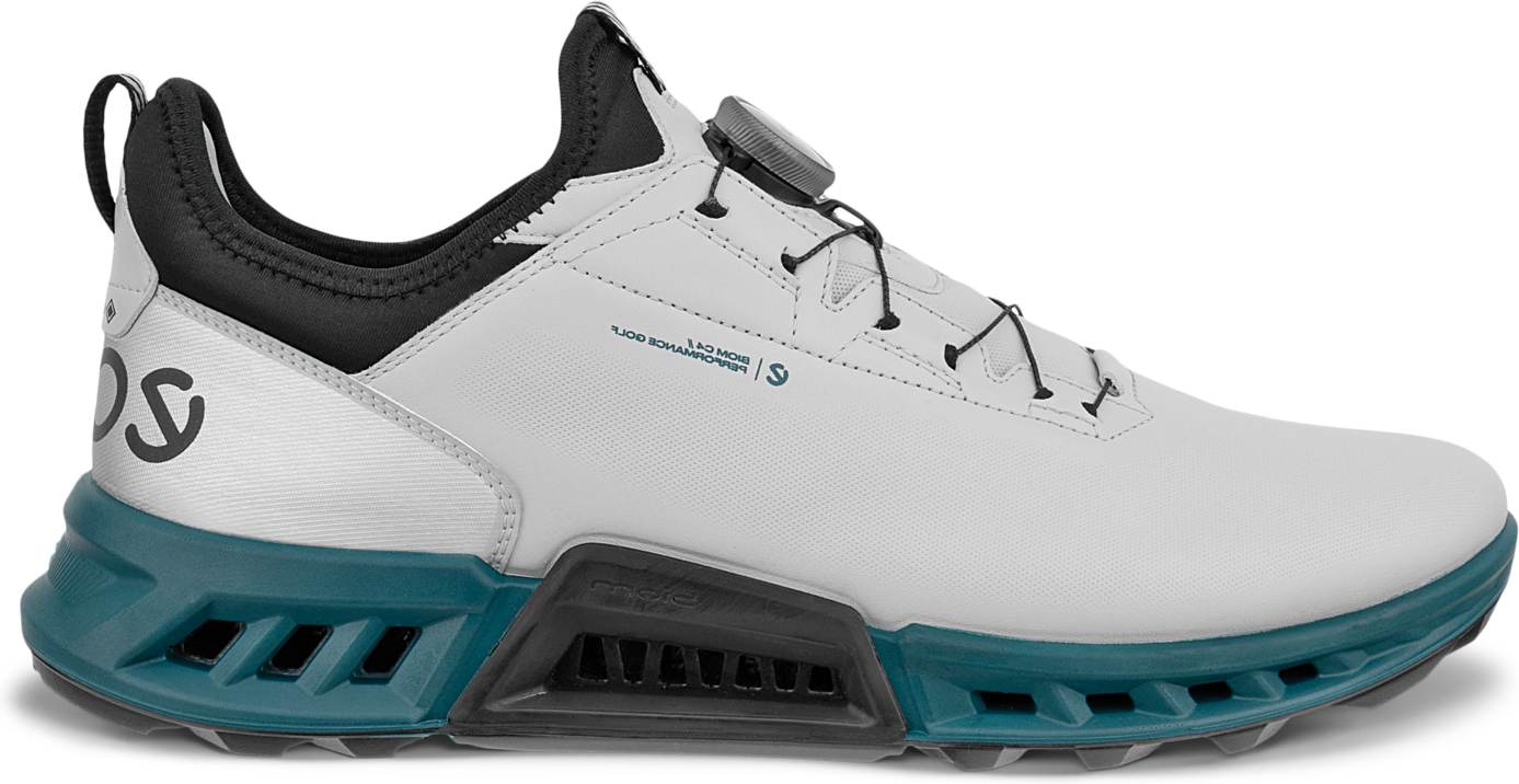 Ecco Biom C4 BOA Vandtætte Herre Golfsko Uden Spikes - Concrete/Baygreen - Str. 46 Normal