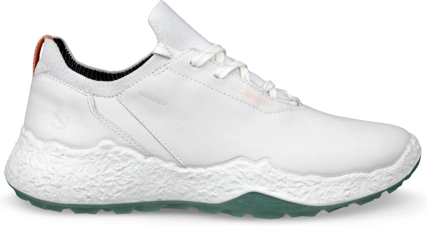 Ecco Biom H5 Hybrid Vandtætte Dame Golfsko Uden Spikes - White/Sedum Green - Str. 41 Normal