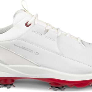 Ecco Biom Tour Vandtætte Dame Golfsko Med Spikes - White - Str. 40 Normal