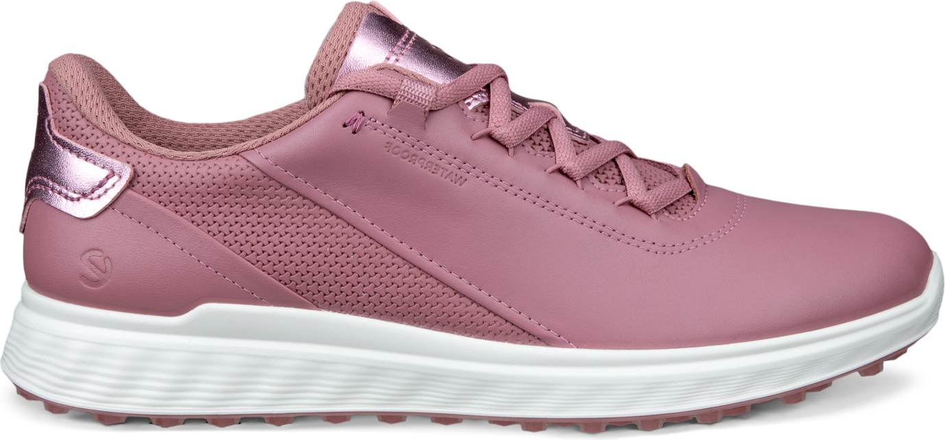 Ecco S-Casual Hybrid Vandtætte Dame Golfsko Uden Spikes - Blush/Old Rose Metallic - Str. 39 Normal