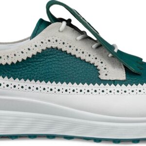 Ecco S-Three Casual Vandtætte Herre Golfsko Uden Spikes - Shadow White/Baygreen - Str. 45 Normal