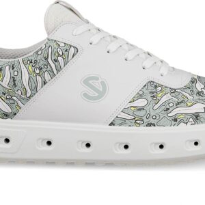 Ecco Street 720 Hybrid Vandtætte Herre Golfsko Uden Spikes - White/Ice Flower - Str. 42 Normal