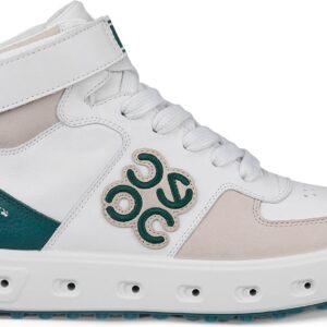 Ecco Street 720 Mid Vandtætte Dame Golfsko Uden Spikes - Gravel/Shadow White/Baygreen - Str. 40 Normal