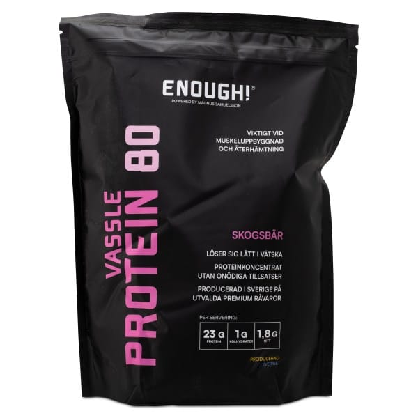 Enough Proteinpulver, Skovbær, 1 kg