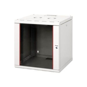 Equip Pro Mount - rack - 600x600 mm with glass door removable and lockable panels assembled - 12U