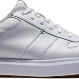FootJoy Contour Casual (2024) Vandtætte Herre Golfsko Uden Spikes - White/White/Grey - Str. 43 Normal