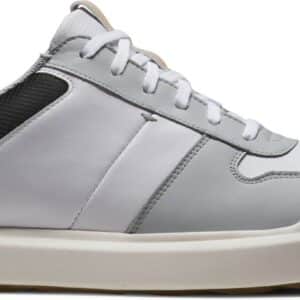 FootJoy Contour Casual (2025) Vandtætte Herre Golfsko Uden Spikes - White/Grey/Black - Str. 42 1/2 Normal