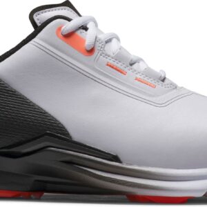 FootJoy Fuel (2025) Vandtætte Herre Golfsko Uden Spikes - White/Black/Coral - Str. 41 Normal