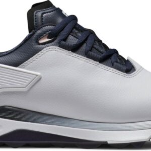 FootJoy Pro/SLX Vandtætte Dame Golfsko Uden Spikes - White/Navy/Pink - Str. 42 Bred