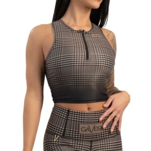 Gavelo GLNCHCK 5 Top, M, Black/Brown