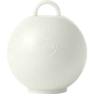 Globos Ballonvægt Kettlebell Elfenbenshvid 75 gram