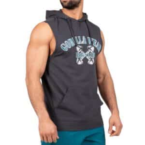 Gorilla Wear Chico S/L Hooded T-shirt, , Dark Grey