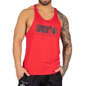 Gorilla Wear Classic Tank Top, L, Red
