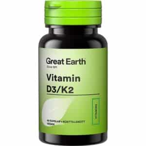 Great Earth Vitamin D3/K2 60 stk