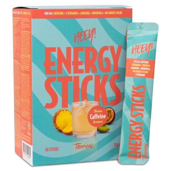 HEEY Energy Sticks Koffein+Guarana, Tropical, 30 sticks
