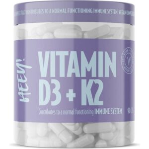 Heey Vitamin D3 K2 90 Kapsler 90 stk