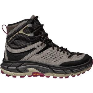 Hoka Elite Terrain System Tor Ultra Hi Hiking Shoes - Black/Magnetite