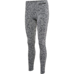 Hummel MT PI Seamless Mid Waist Tights - Sharkskin - Størrelse: Medium - Træningstøj til