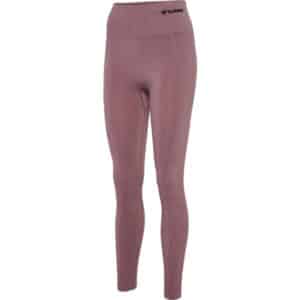 Hummel TIF Seamless High Waist Tights – Rose Taupe - Træningstøj til Kvinder