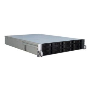 Inter-Tech IPC 2U-2412 - Kabinet - Server (Rack) - Sort