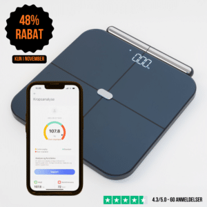 Kropsscanner vægt 2.0 - Sort