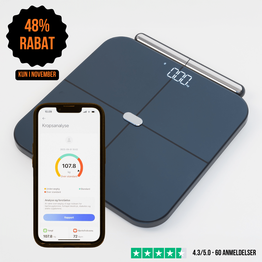 Kropsscanner vægt 2.0 - Sort