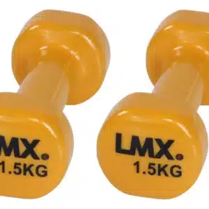 LMX. Vinyl Håndvægtsæt 1,5 kg Orange