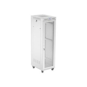 Lanberg FF01 series - rack - 600 x 800 flat pack with mesh door - 42U