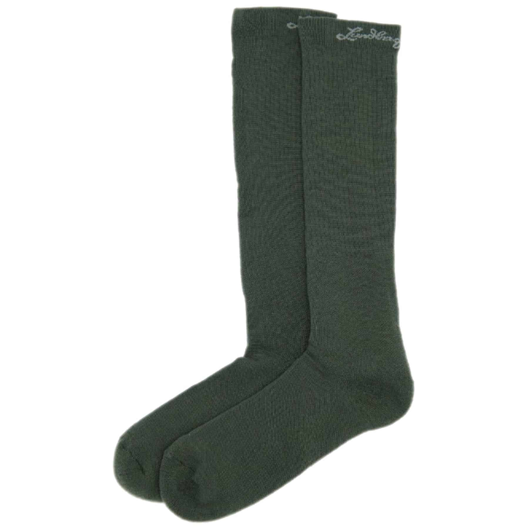 Lundhags Merino Trekking Sock High, vandrestrømper, unisex, grøn