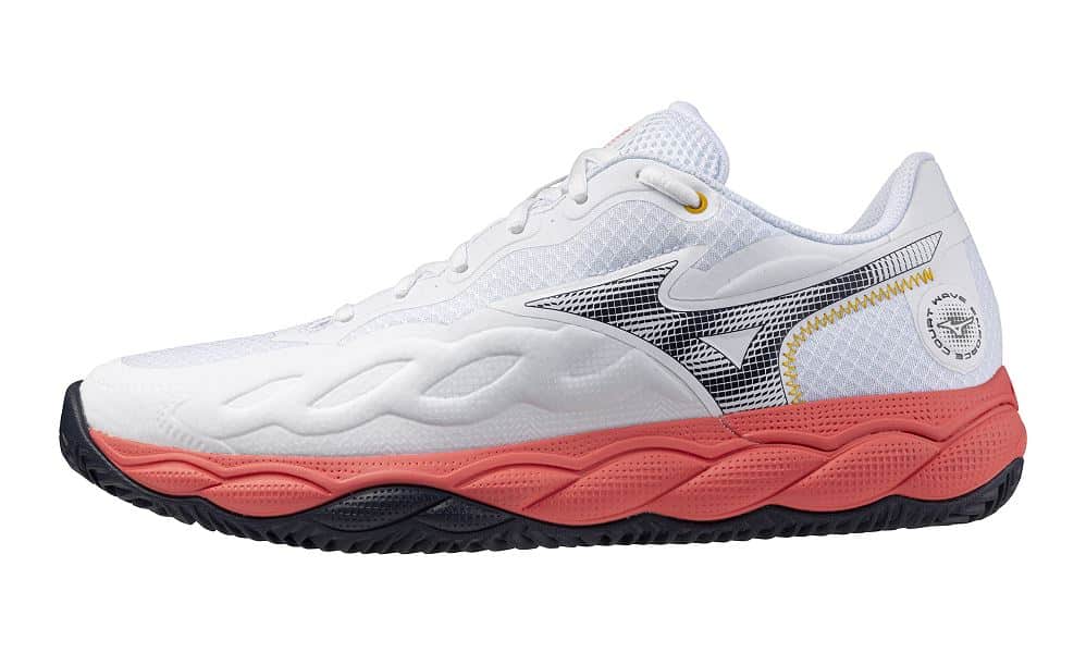 Mizuno Wave Enforce Court CC (U) (White/Baritone Blue/Calypso Core) - 48.5