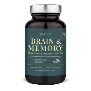 NORDBO Brain & Memory Magnesium - 90 kaps.