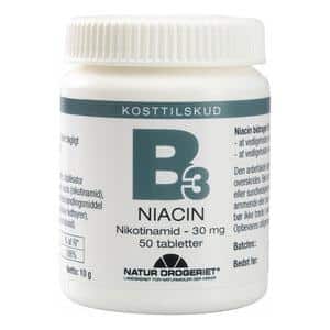 Natur-Drogeriet B3 Niacin 30 mg - 50 tabl.
