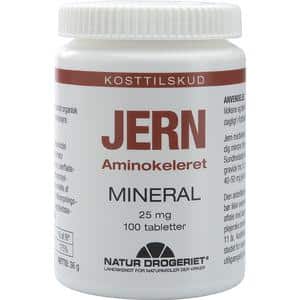 Natur-Drogeriet Jern 25 mg - 100 tabl.