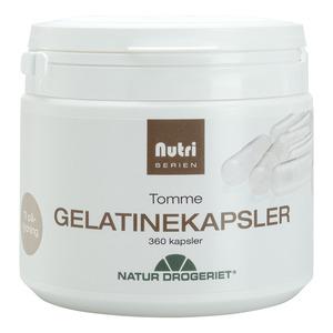 Natur-Drogeriet Tomme Gelatine Kapsler - 360 stk.