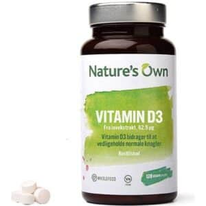 Natures Own Vitamin D3 120