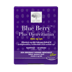 New Nordic Blue Berry Plus Øjenvitamin - 60 tabl.