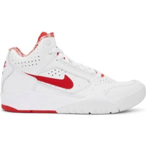 Nike Air Flight Lite Mid M - White/University Red
