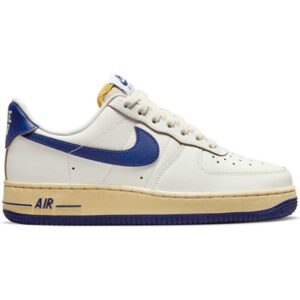 Nike Air Force 1 '07 W - Sail/Pale Vanilla/Gold Suede/Deep Royal Blue