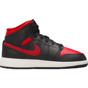 Nike Air Jordan 1 Mid M - Black/Summit White/Varsity Red