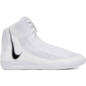 Nike Inflict 4 Wrestling Shoes - White/Black