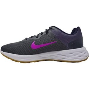 Nike Men's Revolution 6 Sneaker - Anthracite/Vivid Purple/Blackened Blue