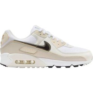 Nike Sportswear Sneaker Low Air Max 90 - Lysebeige/Lysegrå/Sort/Hvid