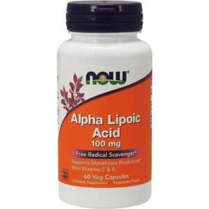 Now Foods ALPHA-LIPOIC ACID 100 mg VITAMIN C & E 60 stk 60 stk