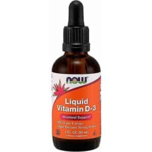Now Foods Liquid Vitamin D-3 60ml 60 stk