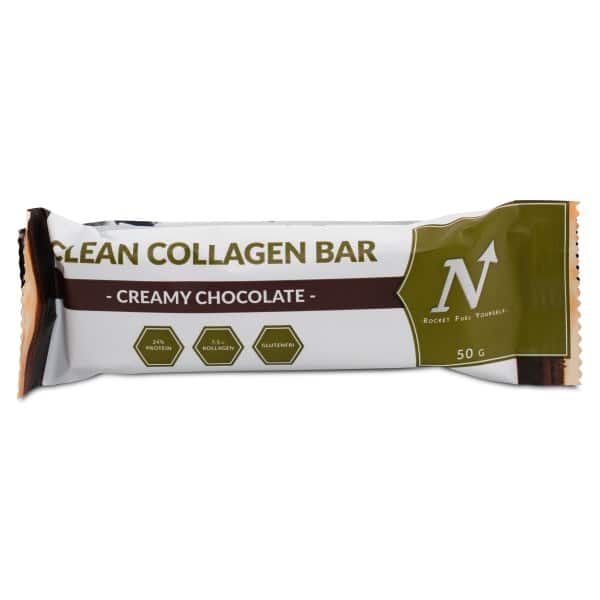 Nyttoteket Clean Collagen Bar, Creamy Chocolate, 1 stk