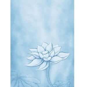 Odin Bohemian Blue Lotus Yogamåtte 0,8cm