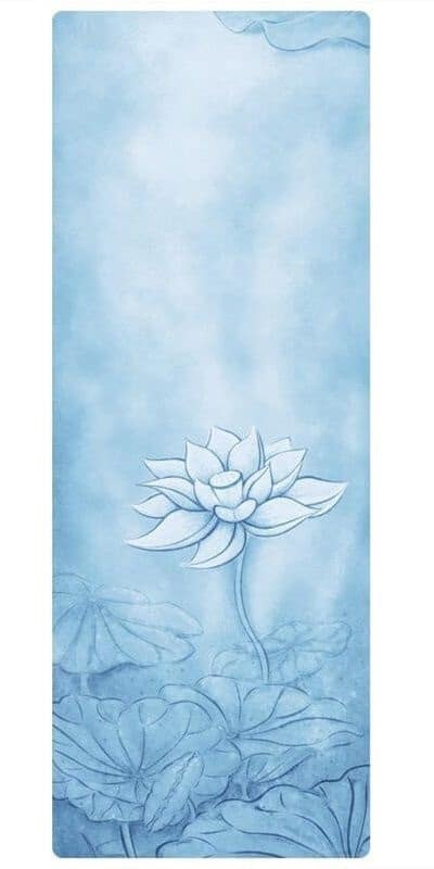 Odin Bohemian Blue Lotus Yogamåtte 0,8cm