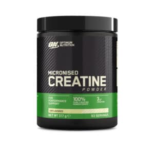 Optimum Micronised Creatine (317g) – Kreatinmonohydrat | Øger styrke & muskelvækst