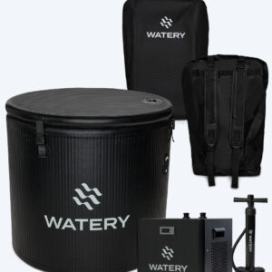 Pakketilbud: Watery Deluxe oppustelig isbad & vandkøler