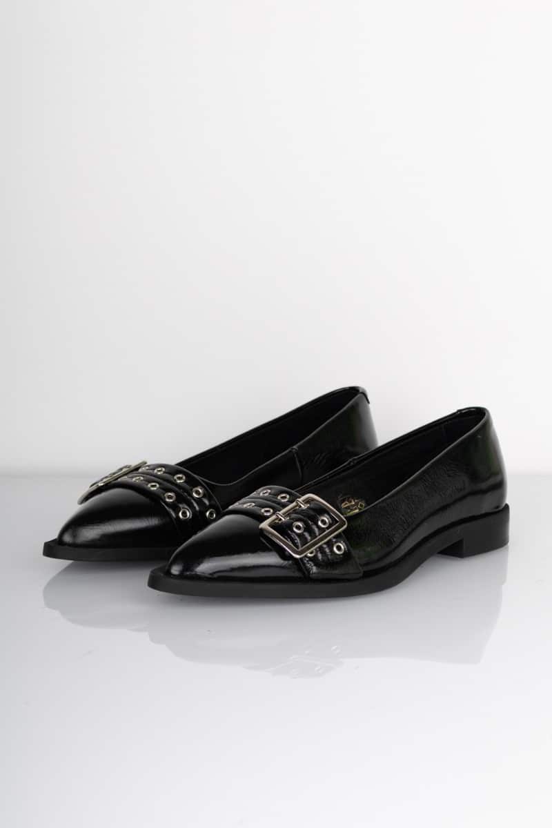 Pavement - Sko - Saso Low - Black Patent